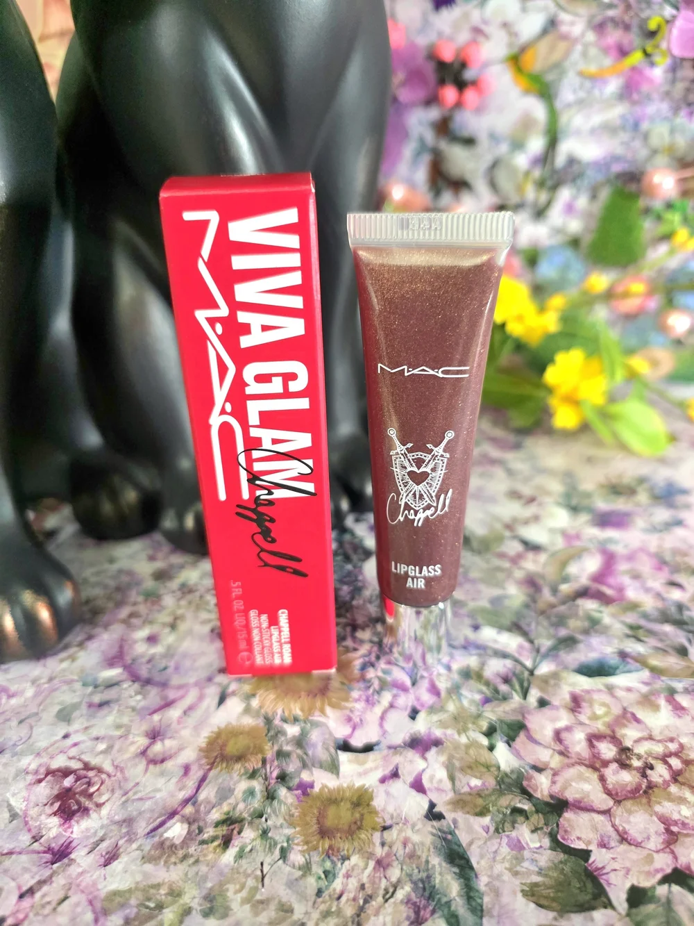 MAC Cosmetics Viva Glam Lipglass Air Shimmer ☆Damsel☆ Lip Gloss limited edition